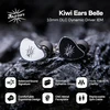 Linsoul į ausis įdedamos laidinės HiFi ausinės su 10 mm DLC keitikliu Kiwi Ears Belle