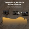 Linsoul į ausis įdedamos laidinės HiFi ausinės su 10 mm dinaminiu keitikliu Kefine Klean