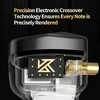 Linsoul į ausis įdedamos laidinės HiFi ausinės su 5 BA KZ AS10 PRO