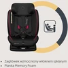 Lionelo automobilinė kėdutė Aart i-Size 40–150 cm, R129 i-Size, LO-AART I-SIZE Juodas CARBON Raudonas