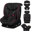 Lionelo automobilinė kėdutė Aart i-Size 40–150 cm, R129 i-Size, LO-AART I-SIZE Juodas CARBON Raudonas