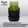 Lionelo automobilinė kėdutė Hugo i-Size 100–150 cm su ISOFIX LO-HUGO I-SIZE Juodas Pilkas