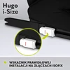 Lionelo automobilinė kėdutė Hugo i-Size 100–150 cm su ISOFIX LO-HUGO I-SIZE Juodas Pilkas