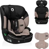 Lionelo automobilinė kėdutė Levi i-Size 76–150 cm, R129, smėlio spalvos LOLEVI ISIZE BEIGE LATTE