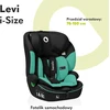 Lionelo automobilinė kėdutė Levi i-Size 76–150 cm su 10 padėčių galvos atrama B0D5QWNL31