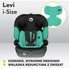 Lionelo automobilinė kėdutė Levi i-Size 76–150 cm su 10 padėčių galvos atrama B0D5QWNL31