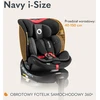 Lionelo automobilinė kėdutė Navy i-Size 40–150 cm, ISOFIX, 360° LO-NAVY I-SIZE Juodas Raudonas