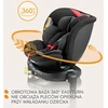 Lionelo automobilinė kėdutė Navy i-Size 40–150 cm, ISOFIX, 360° LO-NAVY I-SIZE Juodas Raudonas