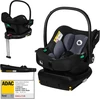Lionelo automobilinė kūdikio kėdutė Astrid i-Size su ISOFIX baze, 40–87 cm, LO-ASTRID I-SIZE SET Juodas Pilkas