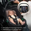 Lionelo automobilinė kūdikio kėdutė Astrid i-Size su ISOFIX baze, 40–87 cm, LO-ASTRID I-SIZE SET Juodas Pilkas