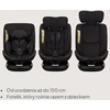 Lionelo Bastiaan i-Size automobilinė kėdutė 40–150 cm su ISOFIX, 360° pasukama, 181654