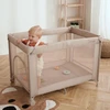 Lionelo kelioninė kūdikio lovytė Amelie 100,5 × 70,5 × 69 cm iki 15 kg LO-AMELIE Juodas CARBON