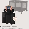 Lionelo kelioninė kūdikio lovytė Amelie 100,5 × 70,5 × 69 cm iki 15 kg LO-AMELIE Juodas CARBON
