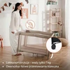 Lionelo kelioninė kūdikio lovytė Amelie 100,5 × 70,5 × 69 cm iki 15 kg LO-AMELIE Juodas CARBON