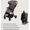 Lionelo kelioninis sportinis vežimėlis Tansi iki 22 kg, sulankstomas viena ranka, LO-TANSI BEIGE TAUPE
