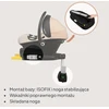 Lionelo kūdikių automobilinė kėdutė Astrid i-Size su ISOFIX baze, 40–87 cm, LO-ASTRID I-SIZE SET BEIGE SAND