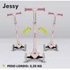 Lionelo trijų ratų balansinis paspirtukas vaikams su LED ratais, aukščio reguliavimas, iki 50 kg