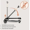 Lionelo vaikiškas triratis balansinis paspirtukas Mey su LED ratais iki 50 kg LO-MEY Juodas ONYX