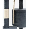 lionto draskyklė katėms su sieniniu tvirtinimu, 112 cm, tamsiai pilka, KB00203