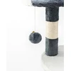 lionto kačių draskyklė 112 cm su guoliu, slėptuve ir sieniniu tvirtinimu KB00205