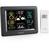 LIORQUE belaidė meteorologinė stotelė su 5,9 col. LCD ekranu ir lauko jutikliu E0397