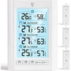 LIORQUE belaidė meteorologinė stotis su 3 išoriniais jutikliais ir 4.4 col. LCD ekranu BJ8555