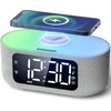 LIORQUE skaitmeninis žadintuvas su Bluetooth, baterinis, metalinis, B02