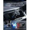 LISEN magnetinis automobilinis telefono laikiklis ant ventiliacijos grotelių, juodas, 6 N52 magnetai