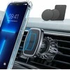 LISEN magnetinis automobilinis telefono laikiklis ant ventiliacijos grotelių, juodas, 6 N52 magnetai