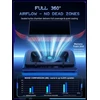 llano V12 nešiojamojo kompiuterio aušinimo stovas su RGB apšvietimu, 15–19 col.