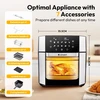 LLIVEKIT karšto oro gruzdintuvė 15 l, 1800 W, 10 programų, Lk45
