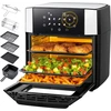 LLIVEKIT karšto oro gruzdintuvė 15 l, 1800 W, 10 programų, Lk45