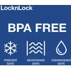 LocknLock plastikinis sandarus maisto laikymo indas, 5 l talpos, stačiakampis, PP Classic