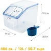 LocknLock virtuvinis maisto konteineris 12 l plastikinis, sandarus, be BPA, stačiakampis