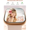 LODIMEKE išmanusis laikrodis su Bluetooth, 1,83 col. OLED ekranu ir IP68, IDW26