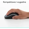 Logitech belaidė optinė pelė 2,4 GHz su USB imtuvu, 1000 DPI, pilka M185