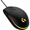 Logitech G203 LIGHTSYNC su laidu žaidimų pelė, 8000 DPI, RGB apšvietimas, 6 programuojami mygtukai, juoda