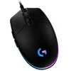 Logitech G203 LIGHTSYNC su laidu žaidimų pelė, 8000 DPI, RGB apšvietimas, 6 programuojami mygtukai, juoda