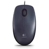 Logitech su laidu optinė pelė USB 1000 DPI abiem rankoms juoda M90