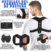 LOW&EE nugaros laikysenos korektorius iš neopreno, reguliuojamas, universalus, CPE001