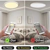 Lubinis šviestuvas LQWELL LED lubų šviestuvas, 18 W, apvalus, IP44, 3000 K, 1980 lm, 22 cm, plokščias dizainas