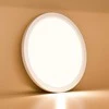 Lubinis šviestuvas LQWELL LED lubų šviestuvas, 18 W, apvalus, IP44, 3000 K, 1980 lm, 22 cm, plokščias dizainas