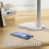 LQWELL LED stalinė lempa su dviem galvutėmis, 5 W, USB, 90153