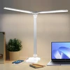 LQWELL LED stalinė lempa su dviem galvutėmis, 5 W, USB, 90153