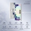 LQXQ mechaninė žaidimų klaviatūra SK80, 75 %, RGB, USB-C, keičiamais jungikliais