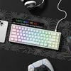 LQXQ žaidimų klaviatūra su magnetiniais Hall efekto jungikliais, USB-C, 8000 Hz M68 HE