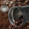 Lrocotanc termopuodelis 480 ml iš nerūdijančiojo plieno 316, sandarus VTS02-ThermalMug-Juodas-260407