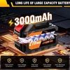 Lucn belaidė aukšto slėgio plovimo įranga, 4000 W, 21 V, 300 barų, 2 baterijos, 5 m žarna