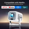 LYNCAST išmanusis projektorius Full HD 1080p, 800 ANSI lm, Android 13, 4K palaikymas X1BR