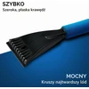 LYVANAS automobilinis ledo grandiklis su sniego šepečiu, mėlynas, LYEK-01b